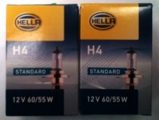 Крушки H4 HELLA 12V60/55W 
Цена-8лвбр.